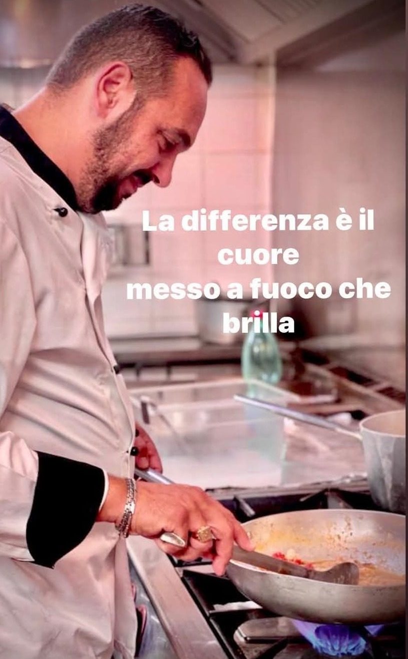 Nino Cordova Chef ai fornelli